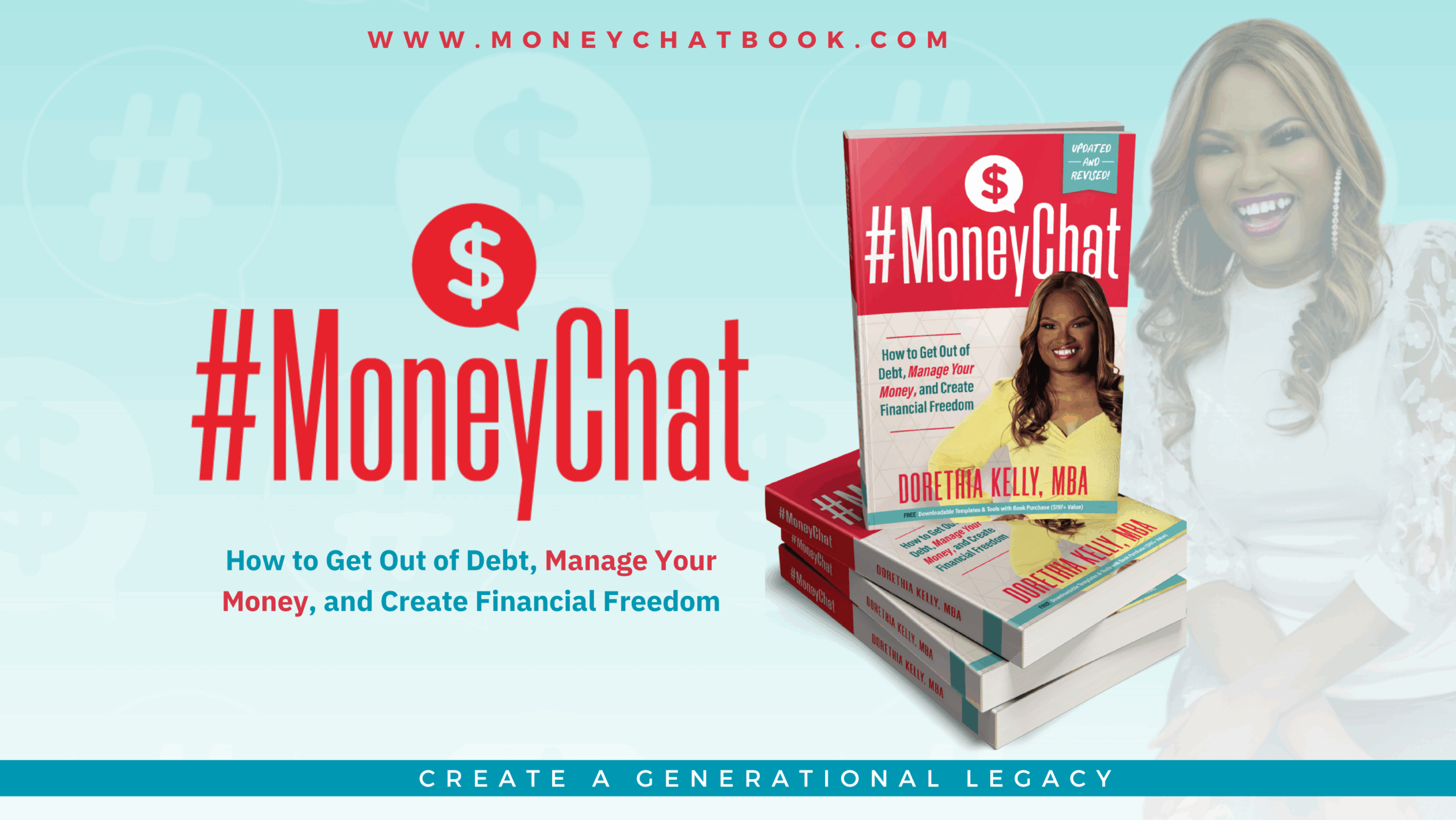 #MoneyChat book by Dorethia... actionable money management steps